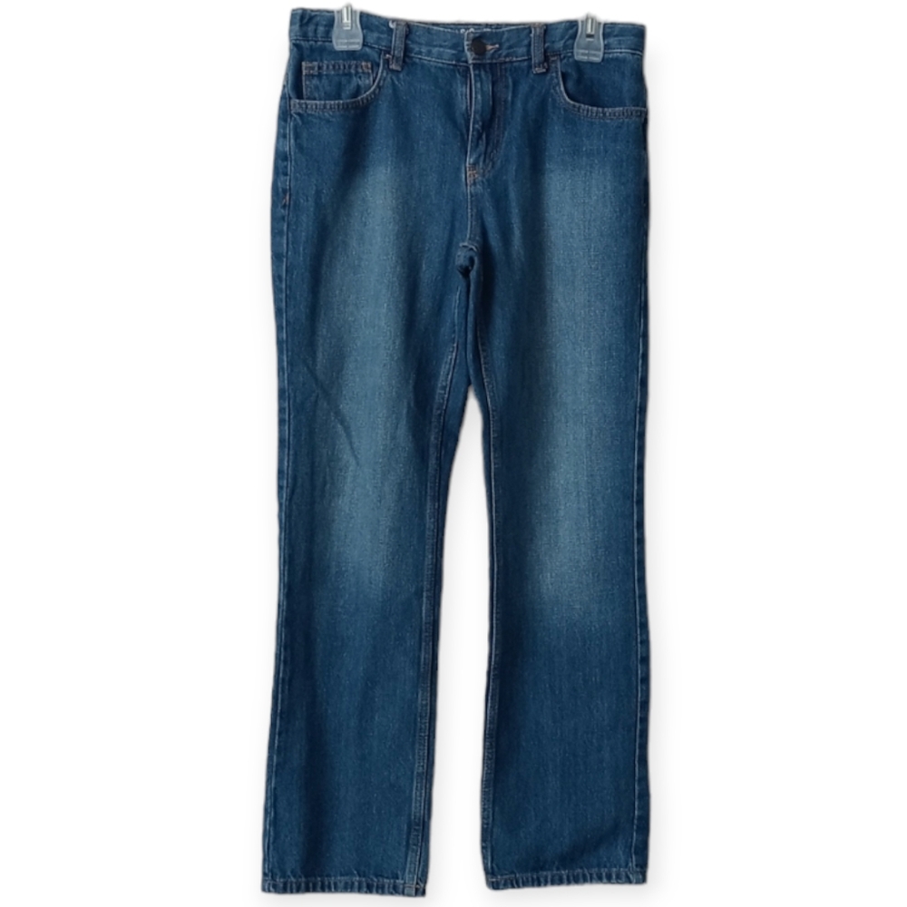 Cat & Jack Youth Boys' Relaxed Straight  Jeans. Size 16. Color Blue.